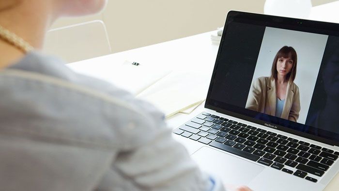 Video call in progress